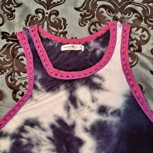 Natural Life Tye Dye Maxi Dress Large Sleeveless